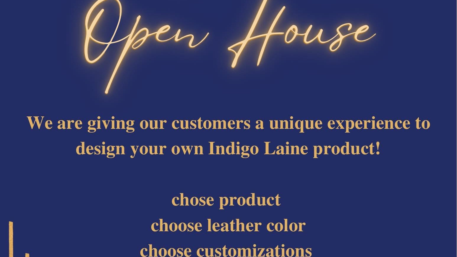 Design Your Own Indigo Laine & Co Original